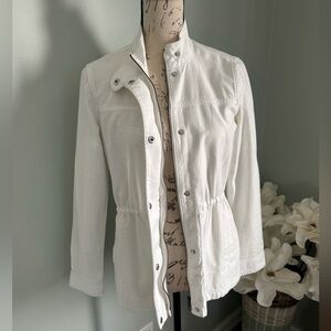 White JCrew Factory Jacket